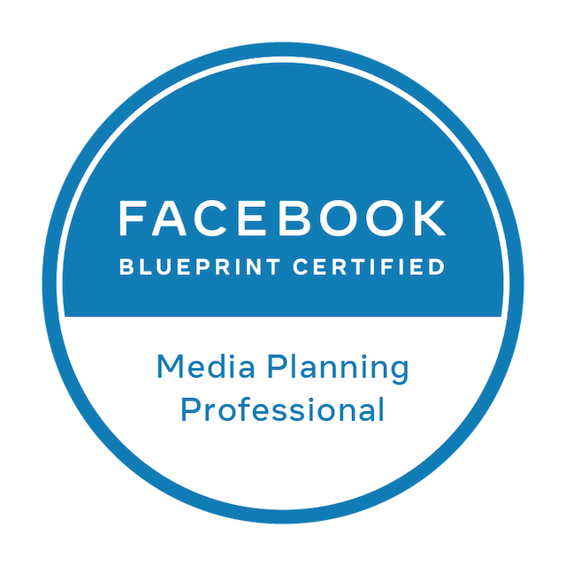 Logotyp för Facebook blueprint certified