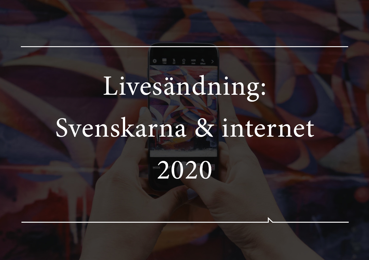 Svenskarna och 2020